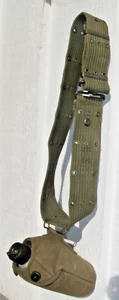 WWII US Army 1944 AGM Canteen & Ammo Belt - Picture 1 of 12