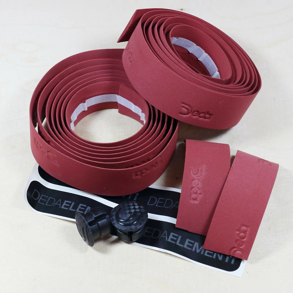 Deda Elementi Lenkerband - Farbe chainti rot - mit Lenkerstopfen - Bild 1 von 1
