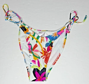 Xhilaration Juniors Cheeky High Leg V String Low Rise Bikini Bottom M 4-6 New! - Picture 1 of 11