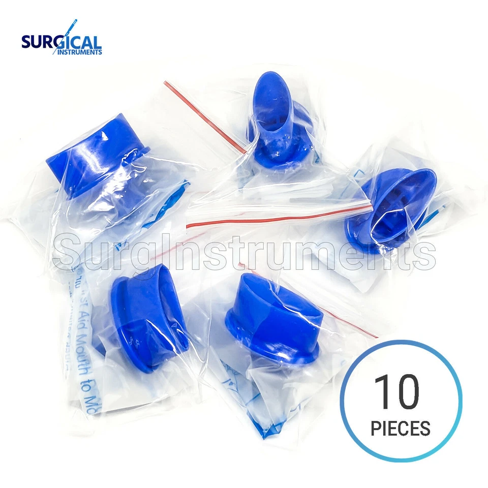 10 Pocket CPR Mask One Way Valve Mouth to Mouth Face Shield mask Resuscitation - Image 1 of 4