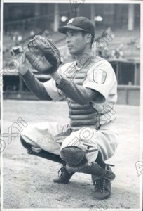 1954 Japanese Baseball Player Catcher Hirokuni Kataoka