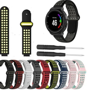 Fit for Garmin Forerunner 220 230 235 620 630 Sports Silicone Watch Band Strap - Foto 1 di 18
