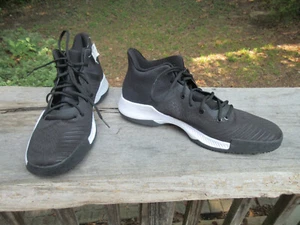 NEW Adidas Basketball Sneakers size 18 Black CLU 600001  118842727 - Picture 1 of 8