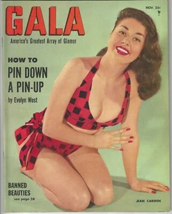 Gala Magazine Nov. 1955 Joan Collins, Jane Easton, Olga Chaviano - Picture 1 of 2