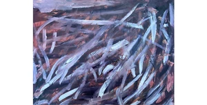 Abstract Original Art Print Reproduction Caroline Grace Studio 8x10 matted - Picture 1 of 4