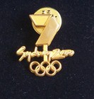 CHANNEL 7 AUSTRALIA 2000 SYDNEY OLYMPIC PARTNER SOUVENIR LAPEL PIN HAT BADGE