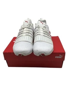 Puma Mens Cell Regulate SL Sneakers White & Red Size 9 US - Picture 1 of 12
