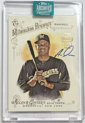 2024 Topps Archives Signature Aramis Ramirez Auto 12/24 Allen & Ginter's - Image 1 of 3