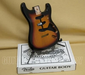 099-8003-700 Błotnik Olcha Sunburst Stratocaster Body Vintage Uchwyt mostkowy - Zdjęcie 1 z 5