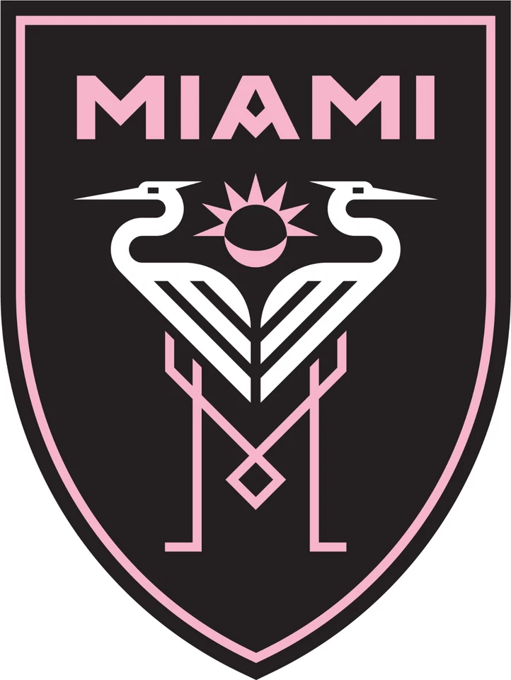 Calcomanía adhesiva troquelada de vinilo resistente a la intemperie Inter Miami CF MLS 06 Foto 1 de 1