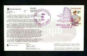 US FDC #1910 LGS 1981 Reading PA Pagoda Mt Penn American Red Cross Unofficial - Picture 1 of 2