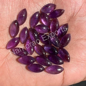 Natürlicher Amethyst Marquise 4x8 mm bis 10x20 mm Cabochon lose Edelstein Posten - Bild 1 von 6