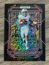 Christian McCaffrey 2023 Panini Prizm Draft Picks Black Shimmer 1 /1 Stanford 🔥
