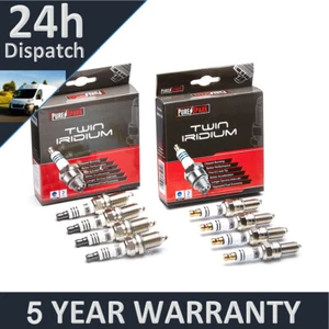 8 bujías delanteras dobles de iridio para Alfa Romeo 156 16 V doble bujía 2000-2006 - Imagen 1 de 1