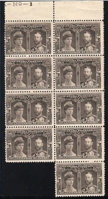 1908 Canada. UNI/SC#96. SG#188. Mint, Never Hinged, FVF. Block of 9 - Image 1 of 2
