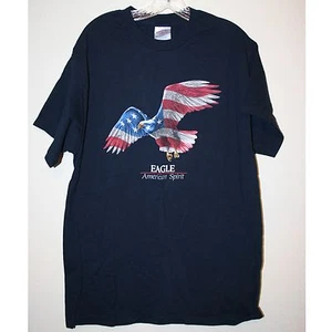 Tennessee River American Spirit Eagle Patriotic 4th July Blue T Shirt Size L - Picture 1 of 4