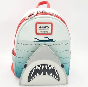 2024 Universal Studios Florida Jaws Shark Loungefly Mini Backpack New Orlando - Picture 1 of 7