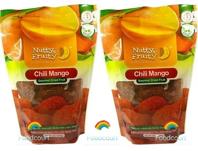 2 pacotes de frutas secas gourmet manga pimenta noz e frutada 30 oz cada pacote - Imagem 1 de 4