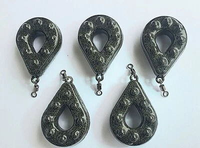 Grundblei,Karpfenblei,Welsblei, Gripblei,5×110g, Mit Karpfen Wirbel. - Bild 1 von 3