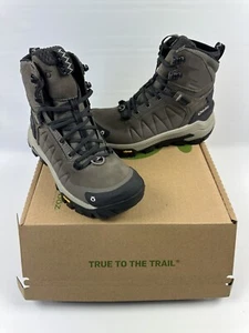 Oboz Women's Bangtail Mid Insulated B-Dry Waterproof Winter Boots Gray 7.5 - Picture 1 of 9