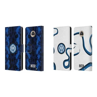 OFFICIAL INTER MILAN 2021/22 CREST KIT LEATHER BOOK CASE FOR MOTOROLA PHONES 2 - Image 1 of 4
