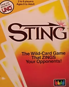 Vintage Sting Card Game 1984 It’s Rummy Gone Wild! Zing your Opponents FREE SHIP - Picture 1 of 6