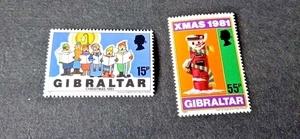 Gibraltar 1981 Christmas Set Mint Never Hinged - Picture 1 of 2