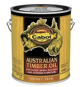 Cabot Transparent Australian Timber Oil Honey Teak Woodcare 1 GAL Free S&H - Picture 1 of 5