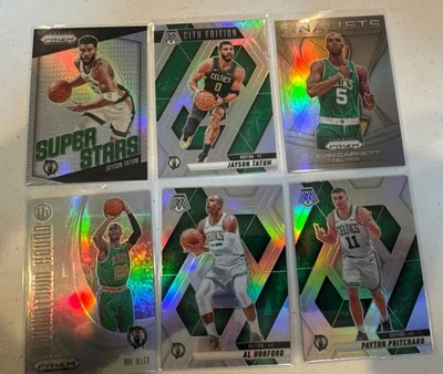 2024-25 Boston Celtics Silver Lot (6): Tatum, KG, Ray Allen, AL H, Peyton P - Image 1 of 4