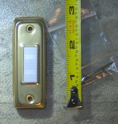 Pulsador de metal iluminado Eagle No. 137 para Timbre 2-3/4" Alto X 1" Ancho Foto 1 de 4