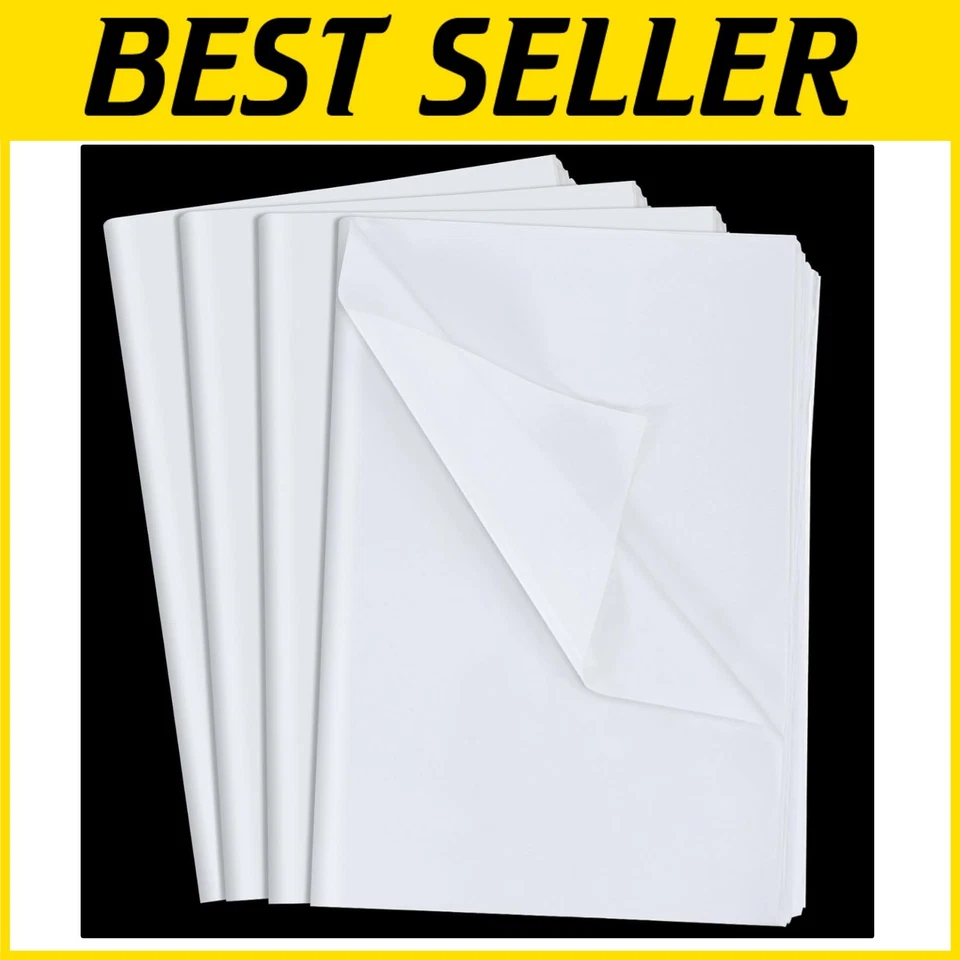 Versatile 30x20'' White Wrapping Tissue Paper - Perfect for Parties & Gifts - Image 1 of 4