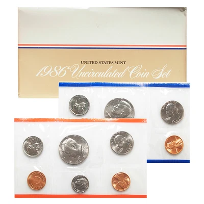 1986 U.S. Mint Set - Image 1 of 3