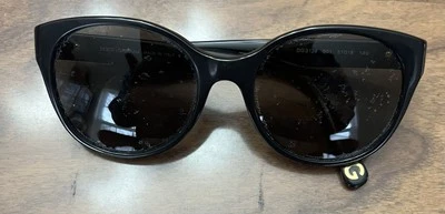 Dolce & Gabbana DG 6117 501/87 Chic Designer Sunglasses Black & Gold 52-18 140 - Image 1 of 4