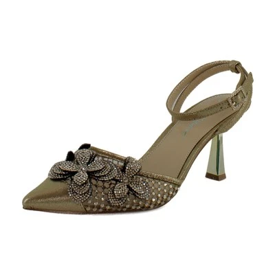 Betsey Johnson Sofya Womens Heels Gold - Image 1 of 4