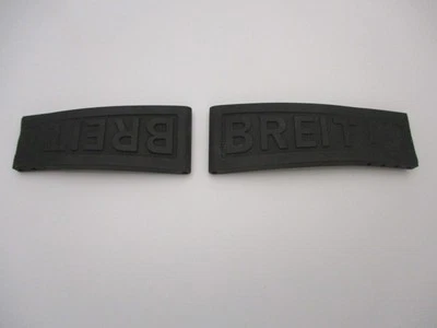 Correa de reloj Breitling Diver Pro 155S 24 x 20 mm de goma negra de tamaño previo 70+60 Foto 1 de 4