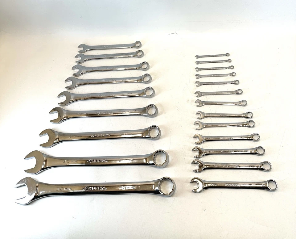 Husky Juego de llaves combinadas métricas de 22 piezas de 5,5 mm a 32 mm Foto 1 de 4