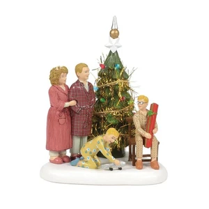 Dept 56 A Christmas Story Village Accessory The Family Opens Their Gifts 6015617 - Picture 1 of 4