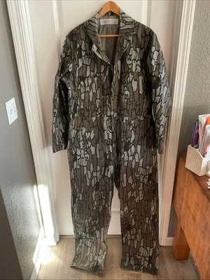 Trebark - Vtg Full Zip Camouflage Coveralls - Men’s Size Large - 62” - Image 1 of 4