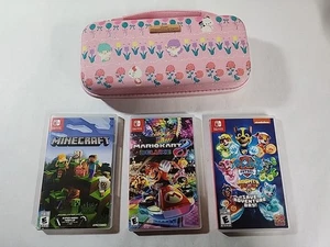 Nintendo Switch Hello Kitty Estuche Mario Kart 8 Deluxe Minecraft Paw Patrol Juegos - Imagen 1 de 13