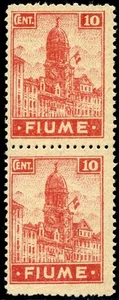 Fiume 1919 n. A35q ** varietà decalco (m1734) - Picture 1 of 2
