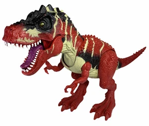 Dinosaur T Rex Red Devil Roars Light Up Eyes Action Figure 2008 Toys R Us 16" - Picture 1 of 9