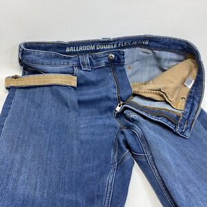 Duluth Trading Slim Fit Ballroom Double Flex Jeans Blue (Sz: 36 x 32)