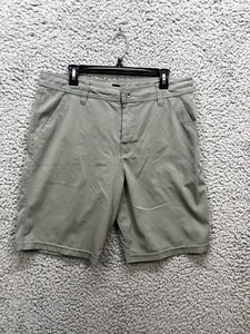 Prana Mens Hybridizer Chino Shorts Size 35 Performance Stretch rye green Fishing - Picture 1 of 14