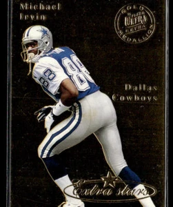 1995  Ultra Gold Medallion #484 Michael Irvin  ES Dallas Cowboys - Picture 1 of 2