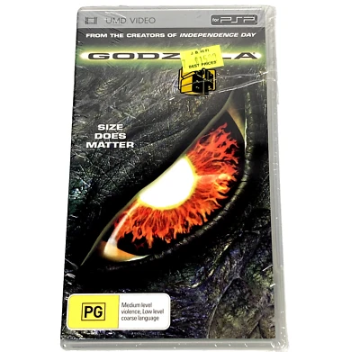 Godzilla UMD Video PSP PlayStation (2005) Reg 4 Brand New & Shrink Wrap Sealed - Image 1 of 4
