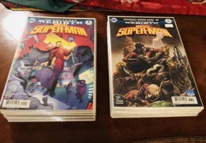 Lote de juegos de cómics DC SUPER-MAN REBIRTH #1-22 variantes de emisiones A&B (44 en total) casi nuevo - Imagen 1 de 5