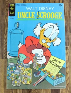 1970 Gold Key Walt Disney Uncle Scrooge #89 FN/FN+ - Picture 1 of 5