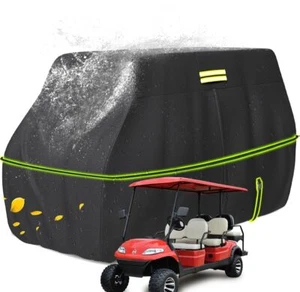 6 Passenger Golf Cart Cover, Waterproof Golf Cart Storage Cover Universal Fit - Picture 1 of 8