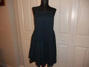 Neu mit Etikett Free People SKIPPING STONES TUNIKA-KLEID IN DONNERBLAU GRÖSSE MEDIUM - Bild 1 von 12