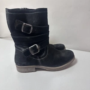 Bed Stu Damenstiefel 7 schwarz Roan Lola lässig abgenutzt Ingenieur Biker Motorrad  - Bild 1 von 11